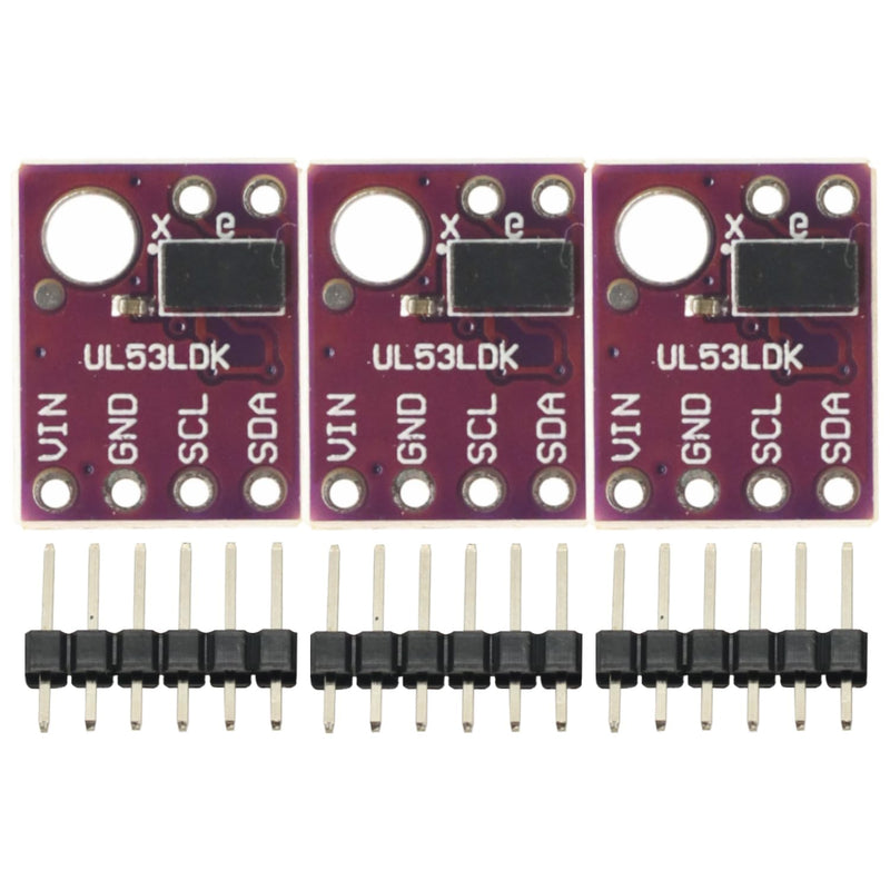[Australia - AusPower] - 3PCS VL53L0X Time-of-Flight (ToF) Laser ranging Sensor 2.8-5V IIC Communication Laser Distance Sensor for Arduino 