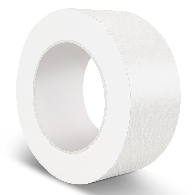 [Australia - AusPower] - Duct Tape, 2 Inch x 35 Yards, 1 Roll, Waterproof and Heavy Duty, Tear by Hand, for Packing Repairing and Crafts (White) White 