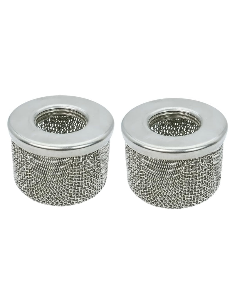 [Australia - AusPower] - (2-Pack) 183770 3/4” NPT Thread Inlet Suction Filter Compatible with Graco 395,455, 495ST, EM 390, 490, Ultra 500,740, Ultimate 500, Ultra Max 695, GM 3000, 3500,LineLazer 3000, 3500, Paint Sprayers 2PC 3/4"NPT Inlet Strainer 183770 