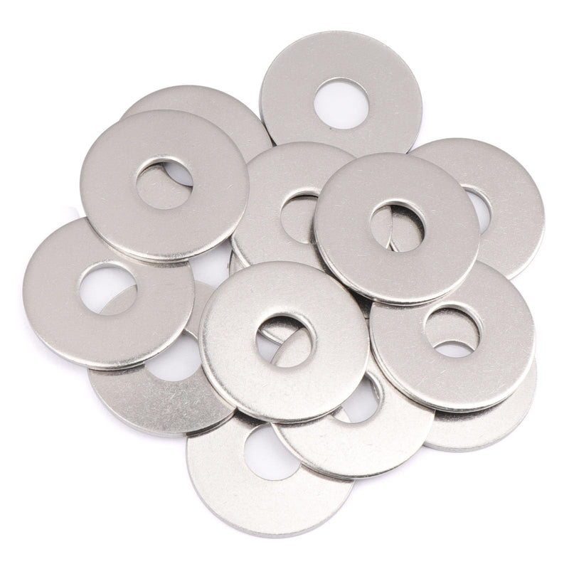 [Australia - AusPower] - Fender Washers 304 Stainless Steel Flat Washers Universal Metal Washers (1/2" x 1-1/2" 15PCS) 1/2" x 1-1/2" 15PCS 