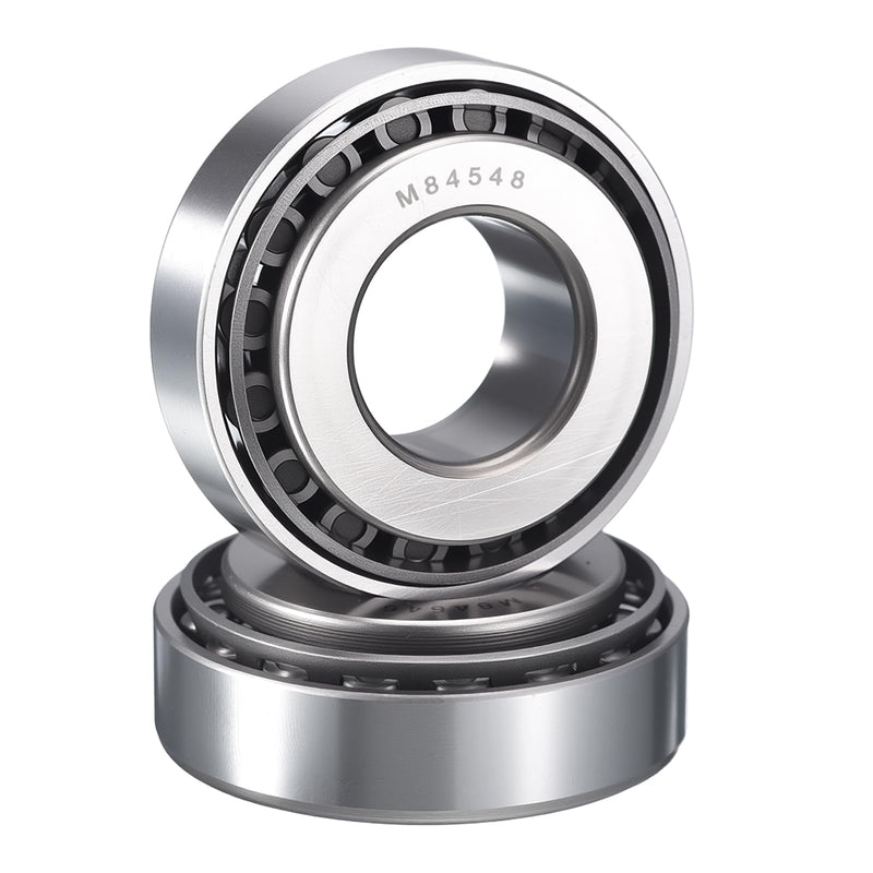 [Australia - AusPower] - 2 Pack M84548/10 Tapered Roller Bearing Cone and Cup Set, 1" Bore 2.25" OD 0.765" Cup Width, Chrome Steel Taper Bearings Set, ABEC-3 M84548/M84510 