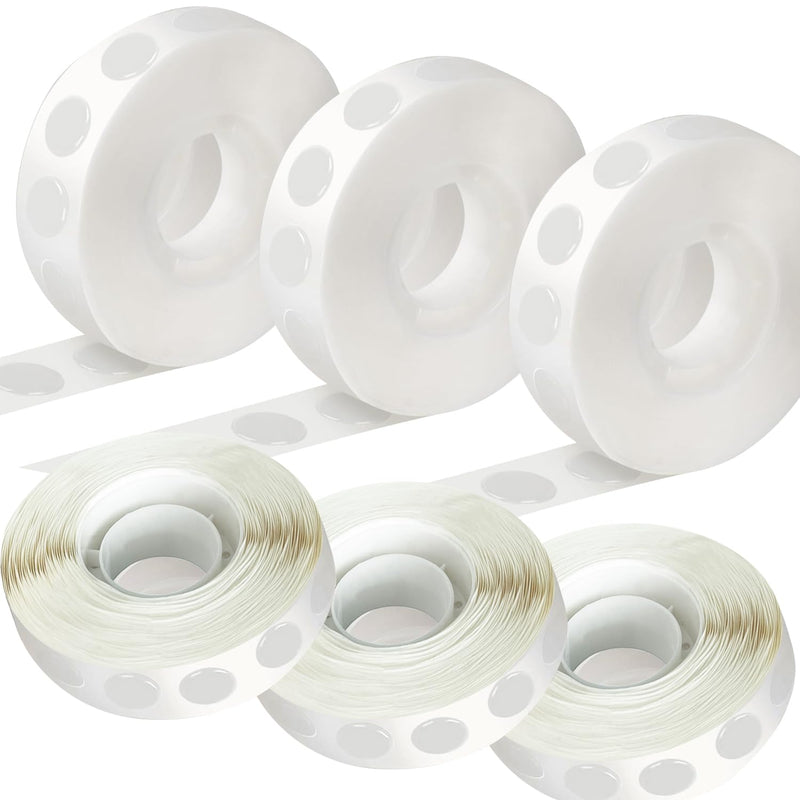 [Australia - AusPower] - 3300 Pieces Glue Points, Double Sided Balloon Tape, Mini Removable Adhesive Clear Balloon Sticky Dots for Crafts, Balloons, Stick Photos, Wedding Decoration 