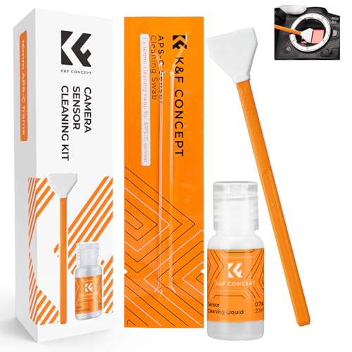 K&F CONCEPT APS-C Sensor Cleaning Kit, with Sensor Cleaner, Camera Cleaning 16mm