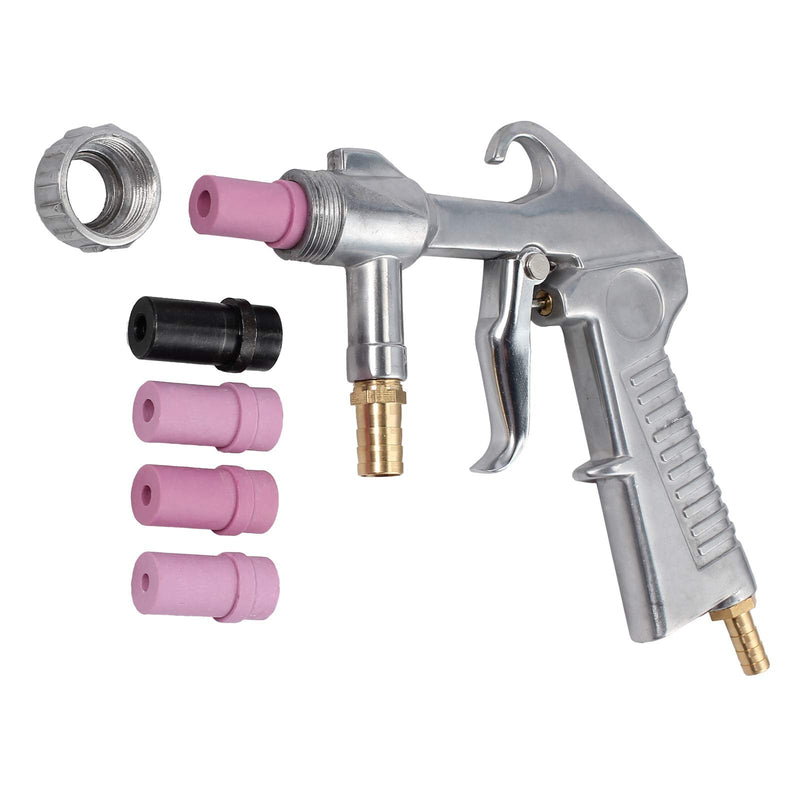 Sandblasting Gun Set Compressed Air with 4 Ceramic Nozzles for Sand Blaster | Sandblasting gun kit, sandblasting device, sandblasting device for professional and DIY projects