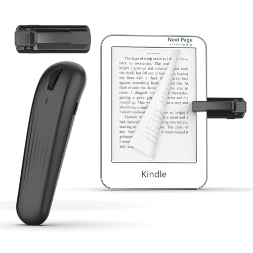 Remote Control Page Turner for Kindle Paperwhite/Kobo/Oasis,ipad,Cameras,Hands-Free Reading with Wrist Strap