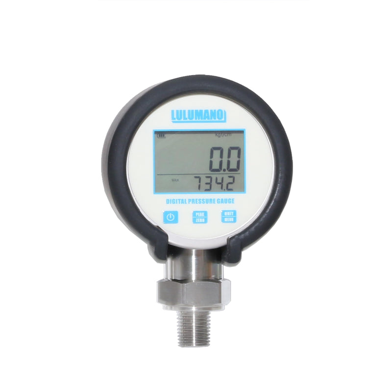 [Australia - AusPower] - LULUW 2.5" Dial Size, Digital Pressure Gauge,Digital Pressure Sensor,0-10000psi/bar/Mpa, 1/4" NPT Base Mount, 0.5% Accuracy (-15-+15PSI) -15-+15PSI 