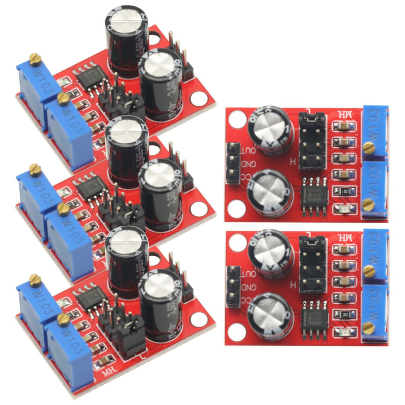 [Australia - AusPower] - 5Pcs NE555 Pulse Frequency,Pulse Generator, Duty Cycle Adjustable Module,Square/Rectangular Wave Signal Generator,Stepping Motor Driver 