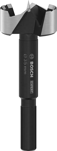 Bosch 1 x Expert Wood Forstner Drill Bit (for Softwood, Hardwood, Diameter 35.00 mm, Professional Accessories Drill, Screwdriver) Ø 35 mm .NEW Version