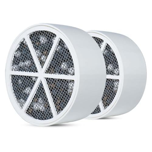 Crystal Quest bathtub filter replacement cartridge, BPA-free pack of 2 for faucet water filters