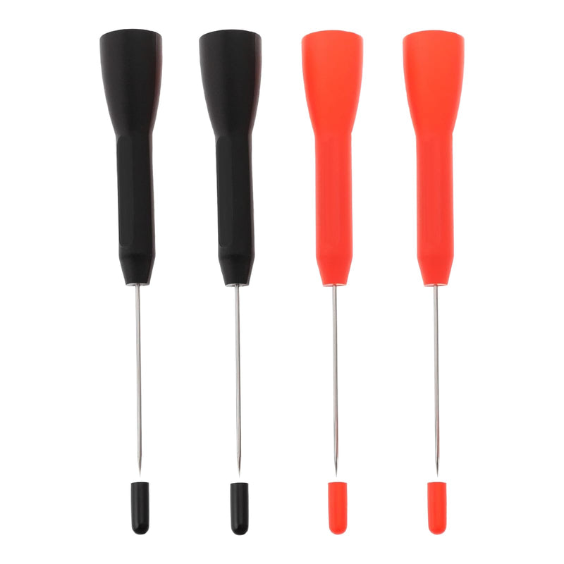 [Australia - AusPower] - 4PCS 1mm Electrical Test Probes Length 8.5cm Suitable for Various Multimeters Fit 2mm Probes Fine 