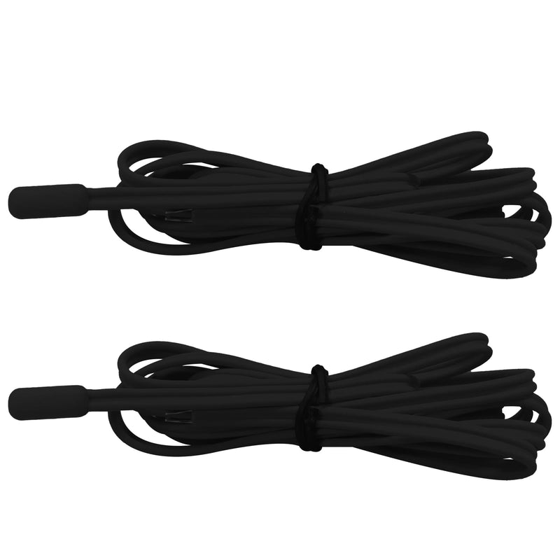 [Australia - AusPower] - 2Pcs NTC Temperature Sensor Probe Fit for Dixell XR01CX XR02CX XR03CX XR06CX XR20CX XR30CX XR40CX XR60CX XR70CX Temperature Thermostat, Controllable Temperature Range: -40°C - 110°C (Black) 2Pc Sensor Probe (Black) 