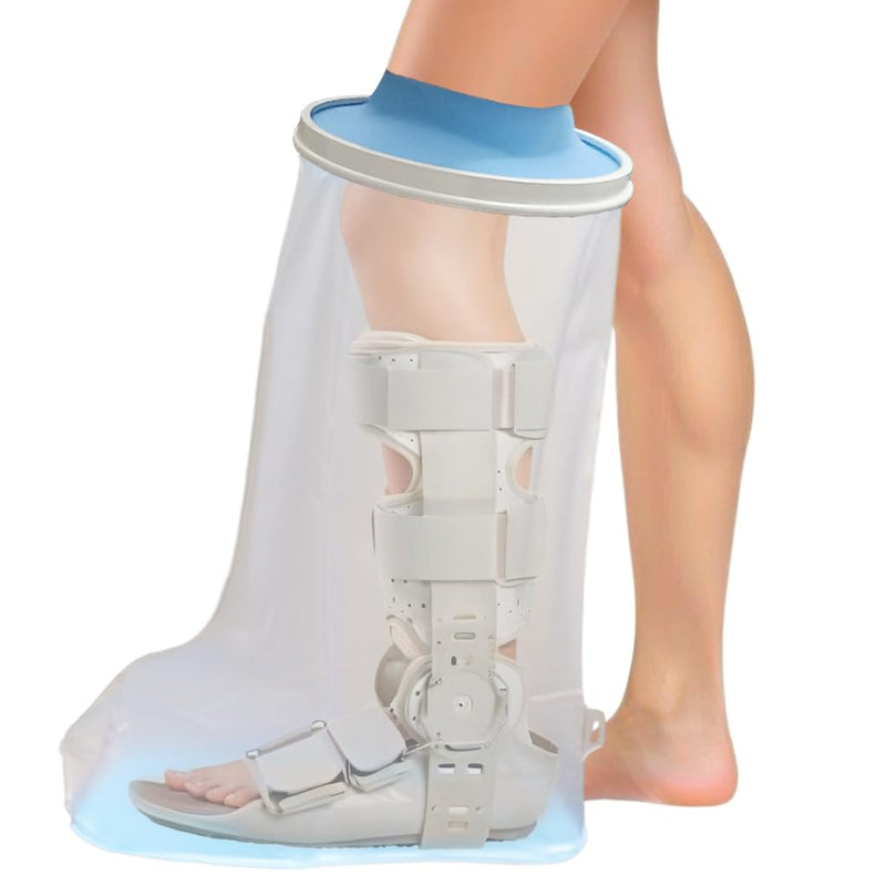 [Australia - AusPower] - Non-Slip Waterproof Extra Wide Leg Cast Cover for Shower - Protector for Surgery Wounds, Bandage, Large Cast, Knee Immobilizer/Brace, Walking Boots (30 in. Long) 
