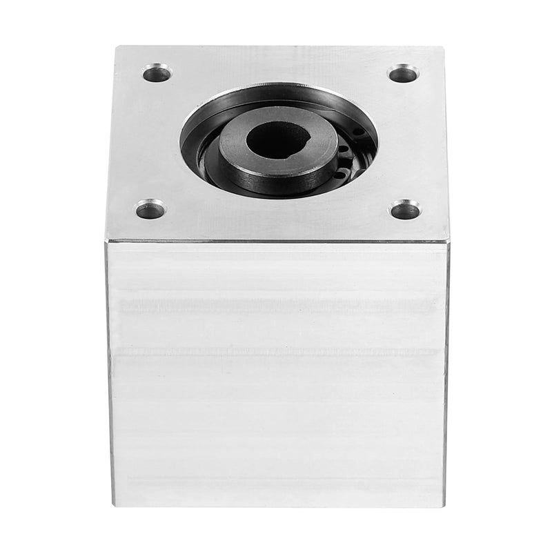 [Australia - AusPower] - uxcell Gear Box 90 Degree Right Angle Bevel Gearbox 1:1 Single Output Shaft 1 Module 20 Teeth Bevel Gear Aluminum Frame Simple Mechanical DIY Module 8mm Shaft(Bore with Keyway) Single Output Bore with Keyway 