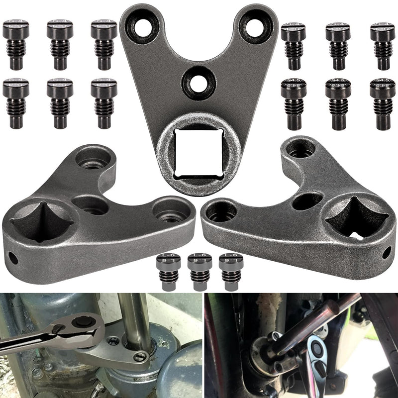 MT0004 & MT0006 & MT0009 Outboard Trim Tilt Pin Wrench Tools Set Compatible with Yamaha, Suzuki, Johnson, Evinrude, All SHOWA Trim/Tilt Units, For Seastar Steering Cylinders