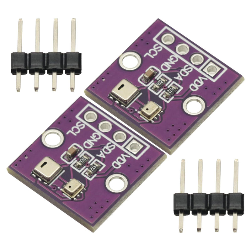 [Australia - AusPower] - 2Pcs AHT20+BMP280 Temperature Humidity and Air Pressure Module High-Precision Digital Temperature Humidity and Air Pressure Sensor 
