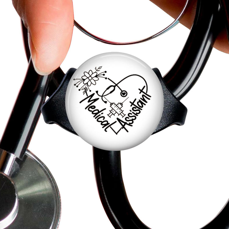 [Australia - AusPower] - Assistant StethoscopeTag Personalized,Nurse Doctor StethoscopeID Tag Customized, Medical StethoscopeName Tag,Ideal for Anyone That uses a Stethoscope, Nursing Students,etc. 