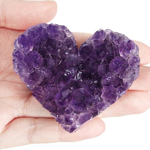 90-110g 1PC Amethyst Crystal Cluster, Natural Amethyst Stone 90-110g