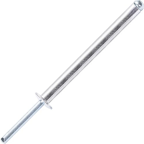 JIANDAXIN 30-piece aluminum extra-long blind rivets, 1/4 x 1-37/64 inch, M6.4 x 40mm