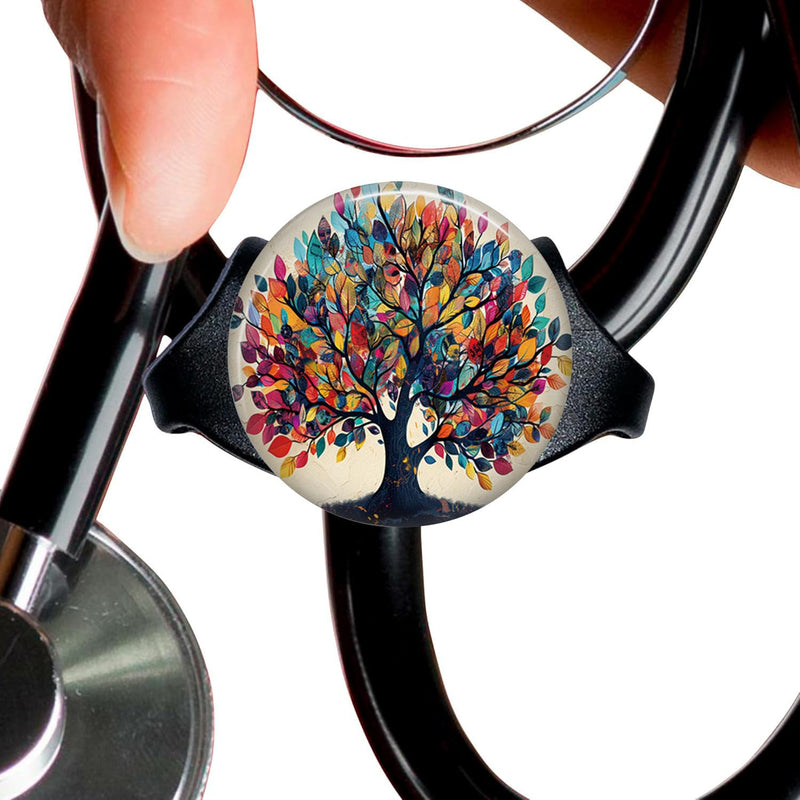 [Australia - AusPower] - Tree StethoscopeTag Personalized,Nurse Doctor StethoscopeID Tag Customized, Medical StethoscopeName Tag,Ideal for Anyone That uses a Stethoscope, Nursing Students,etc. 