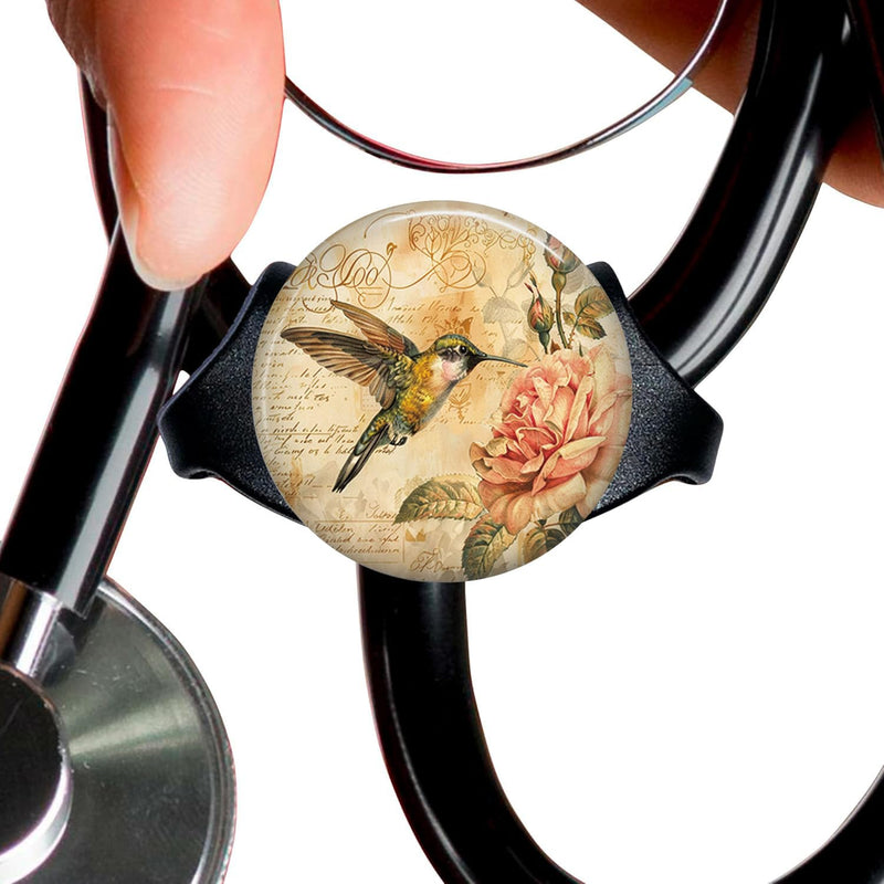 [Australia - AusPower] - Lovely Bird StethoscopeTag Personalized,Nurse Doctor StethoscopeID Tag Customized, Medical StethoscopeName Tag,Ideal for Anyone That uses a Stethoscope, Nursing Students,etc. 