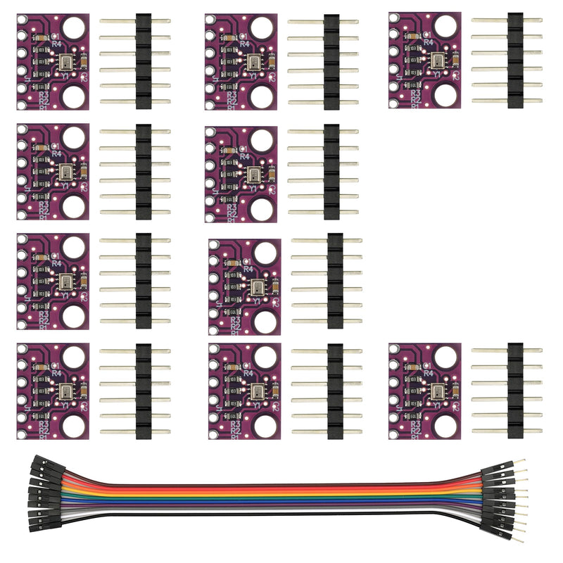 [Australia - AusPower] - 10Pcs GY-BMP280 3.3V High Precision Atmospheric Pressure Sensor Module Compatible with for Arduino Replace BMP180/BMP186 Digital Interface IIC SPI 