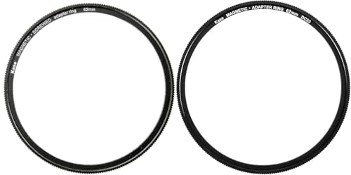 Kase DIY Adapter Kit Converts Conventional Screw-in Filter to Magnetic (62mm) 62mm