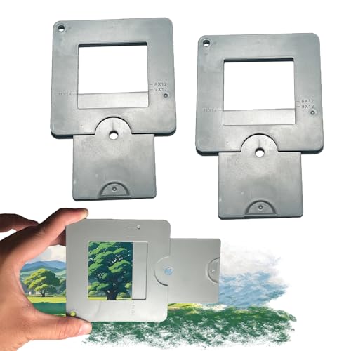 2 Pack Viewfinder with Sliding & Color Isolation for Artists & Photographers 2 PACK