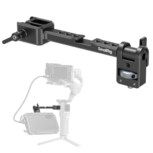SmallRig Camera Monitor Mount w/Quick Release NATO Clamp, Cold Shoe Mount Classic