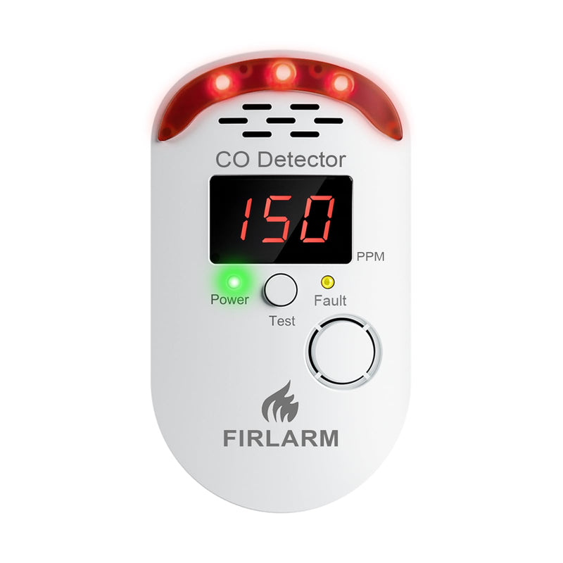 Carbon Monoxide Detectors, Plug in CO Detector with LED Digital Display, Portable CO Alarm Monitor for Home, Hotel, Office, RV