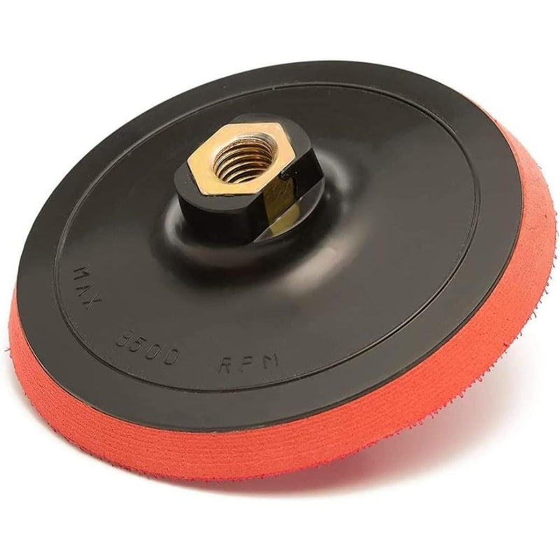 PARENCE. - 125 mm M14 Sanding Disc with Adapter Support Disc for Grinder and Drill - Compatible with Random Orbital Sanders - Speed 12,500 RPM