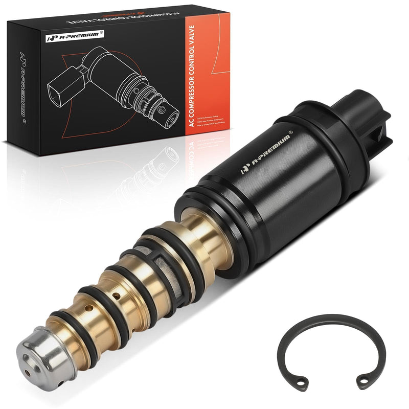 A-Premium AC Compressor Control Solenoid Valve 6SEU16C, 6SEU14C Compatible with Toyota Camry, RAV4, Corolla, Matrix & Lexus LS430