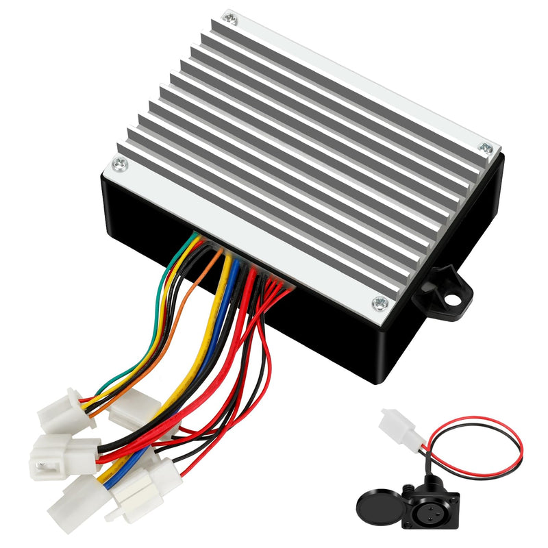 EOPOAYI MX500 Controller Replacement for Razor MX650 V14+ MX500 V21+ SX500 McGrath Electric Dirt Rocket Bike RSF650 EcoSmart Metro Scooter Dirt Quad 500 ATV, 36V Control Module with 3 Pin Charger Port 36V Controller