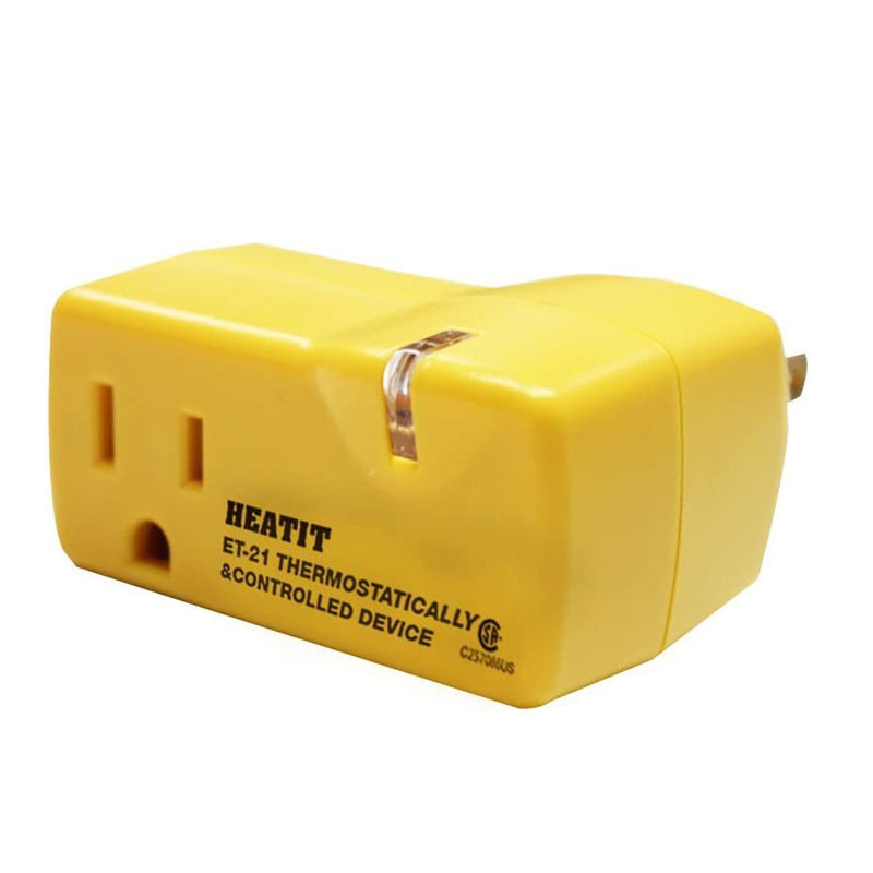 HEATIT ET-21 Freeze Thermostatically Controlled Outlet On at 38F /Off at 50F ET-21-4 4PCS 4.0