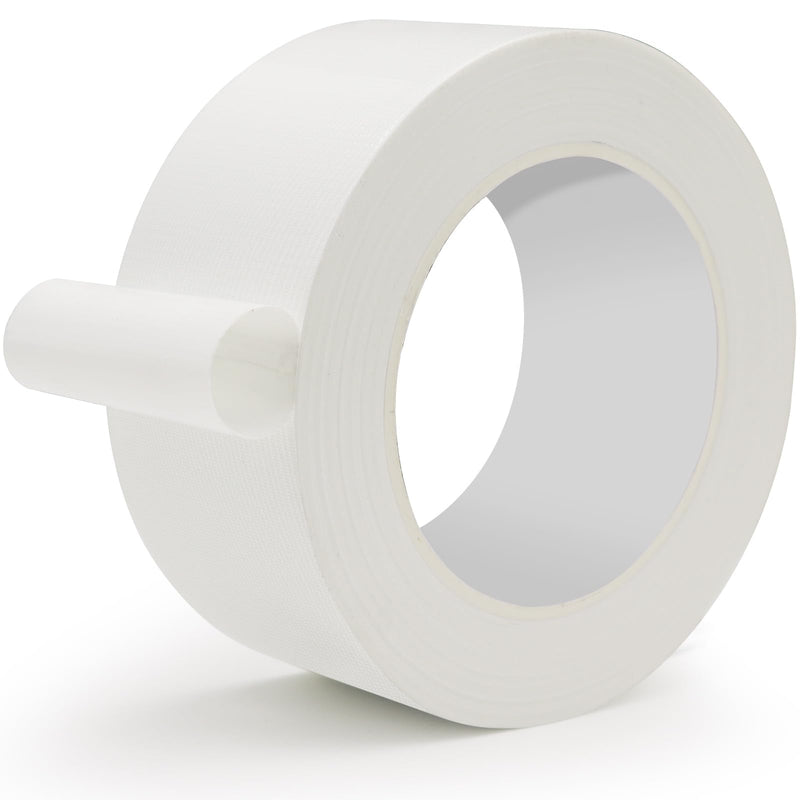 White Duct Tape Heavy Duty Waterproof, 2 Inches x 32 Yards, Strong, Durable, Easy-Tear by Hand, Residue-Free for Home Repairs, Fixed Carpet Edge, DIY Projects White