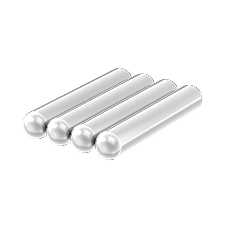 [Australia - AusPower] - AlNiCo5 Magnets, Cow Magnet 1/2" Diameter x 3.00" Length - 4Pack,Silver Heavy Duty Cylinder Magnet,Cow Magnetic Metal Picker,Magnetic Stud Finder,Corrosion-Resistant and Water-Proof. 