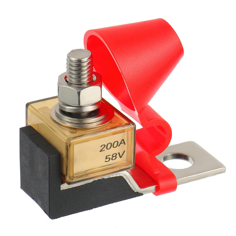 [Australia - AusPower] - MRBF Terminal Fuse Block 200 AMP Marine Rated Battery Fuse 58V DC Max IP66 Waterproof Fuse Holder 200A 