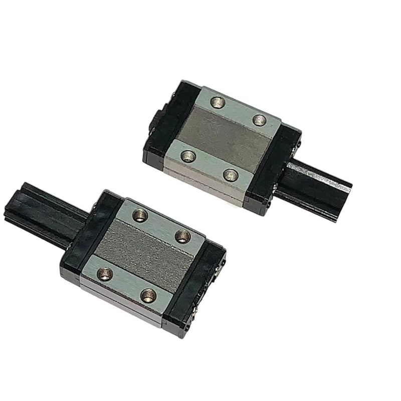 MGN9 C Slider Block Carriage Block Bearing Long Style Black 2Pcs for 9mm MGN9 Miniature Linear Motion Ball Sliding Guide Rail MR9 for CNC and 3D Printer