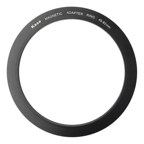 Kase Magnetic 49-82mm 49mm to 82mm Filter Step-Up Adapter Ring for Wolverine Magnetic Filters 49 to 82mm