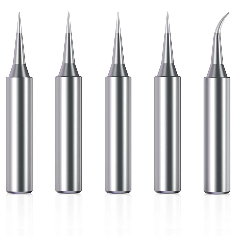 900M Soldering Tips Set, 5 Pieces, 0.3mm Fine Tip for Fine Soldering | For electronics, circuit boards and precise repair work