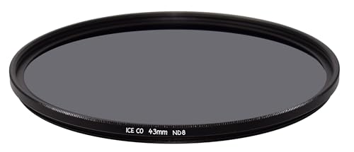 ICE CO Slim MC ND8 Filter Neutral Density ND 8 3 Stop 16 Layer Nano Multi-Coated Optical Glass (43mm) 43mm