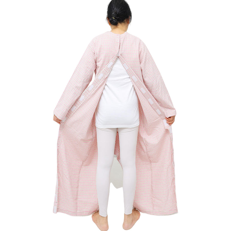 [Australia - AusPower] - Anti Strip Clothing for Women and Men,Adaptive Jumpsuit with Back-Magic Stick for Alzheimer’s Patients,Dementia Patient,Incontinence Care Pink Small 