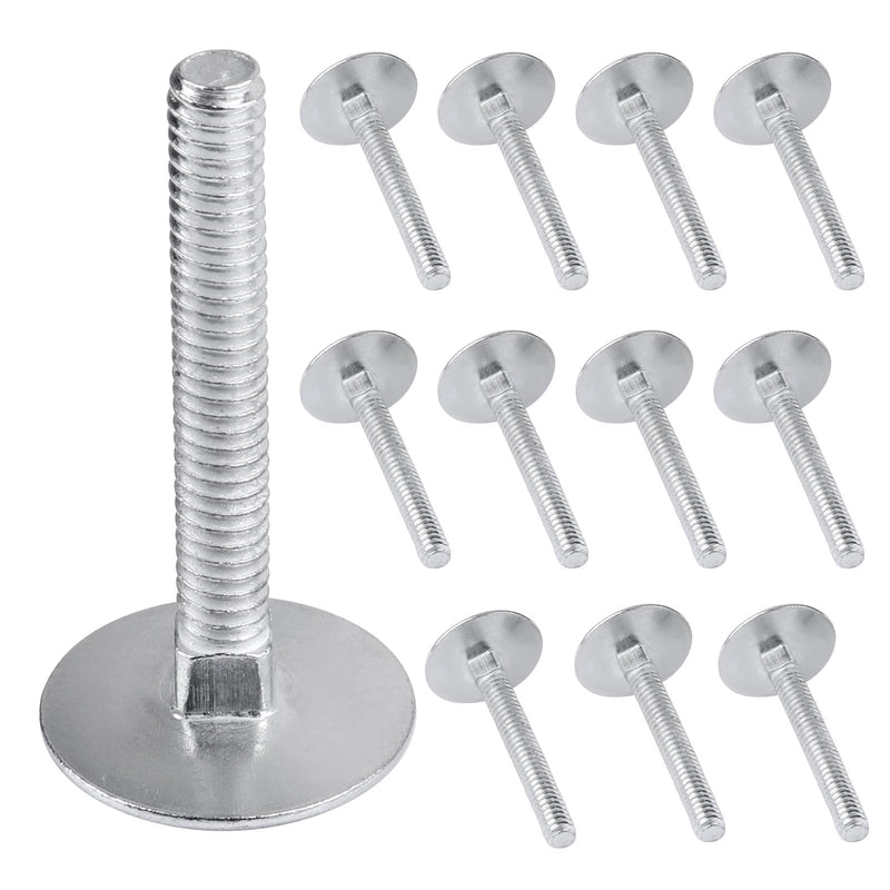 [Australia - AusPower] - 1/4-20 x 2 Elevator Bolts, Zinc Plated Flat Head Elevator Bolts for Roll-Up Doors, Garage Hardware & Industrial Fasteners, Part #01497323964-20 Piece 