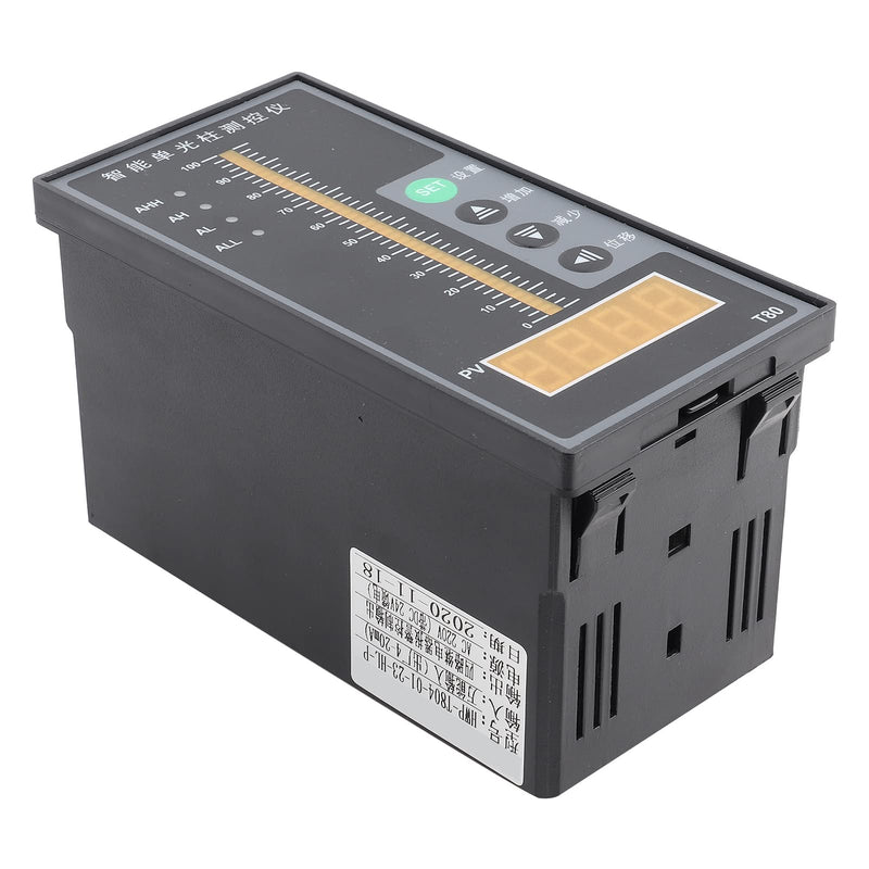 [Australia - AusPower] - Intelligent Pressure Controller with Light Column Display for Water Oil Level Measurement 4-20MA Output Stainless Steel Sensor for Water Plants Sewage Treatment Reservoirs Rivers Seas Industrial Syste 
