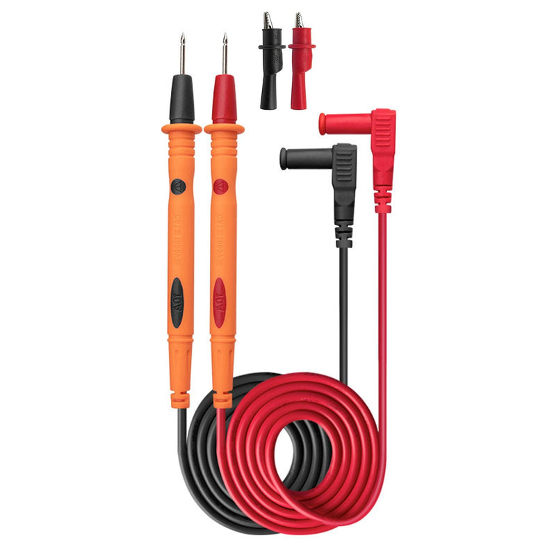 [Australia - AusPower] - 1000V 20A Multimeter Test Leads Probes Banana Plug, 1set Digital Multimeter Probes Electrical Test Probe and 1set Alligator Clips 