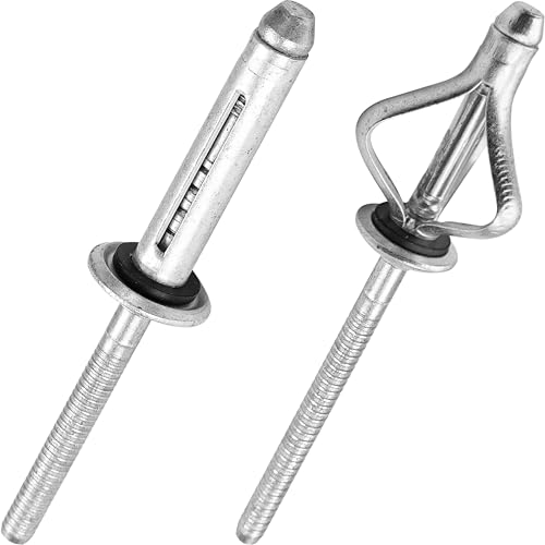 50Pcs Tri-Fold Blind Rivets with Sealing Washer O-Ring, 1/4"x1-3/64" 1/4"x1-3/64"