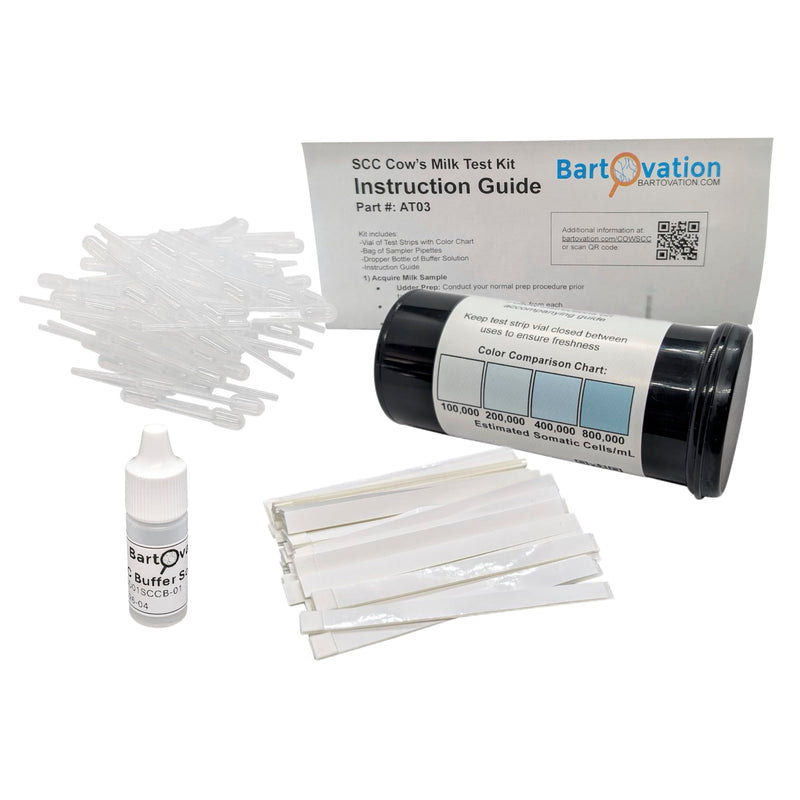 [Australia - AusPower] - Somatic Cell Level SCC Test Kit for Cow’s Milk [50 Tests/kit] 