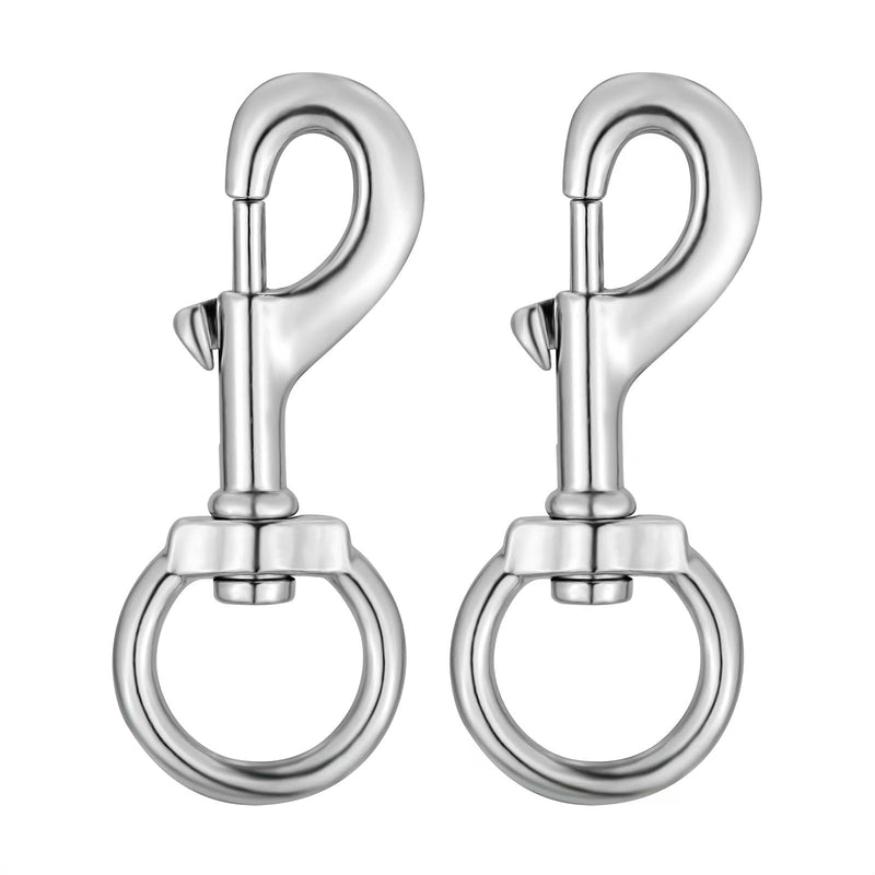 [Australia - AusPower] - Swivel Eye Bolt Snap Hooks Dog Leash Clip Leash Clasp Large Heavy Duty 4.7 Inch 2 pcs 