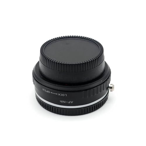 AF-Nik Lens Mount Adapter with Optical Glass for Sony Alpha/for Minolta AF Mount Lens to for Nikon F Mount Camera AF-Nik