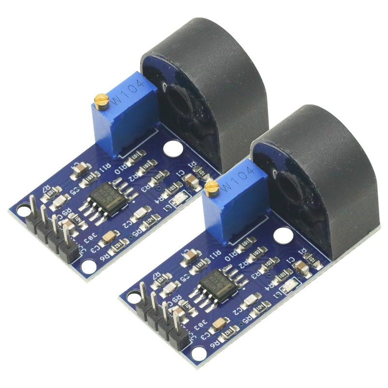 [Australia - AusPower] - 2PCS ZMCT103C 5A AC Current Sensor Range Single Phase AC Active Output with OP Amp Onboard Precision Micro Current Transformer Module Current Sensor 