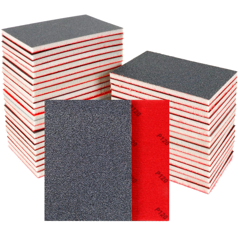 24-Piece Sanding Sponges Set, 80-3000 Grit Wet Dry Sandpaper, Flexible Sanding Sponge Wood, Professional Sanding Pads for Metal, Wood, Paint, Filler, Car Body Repair MIX